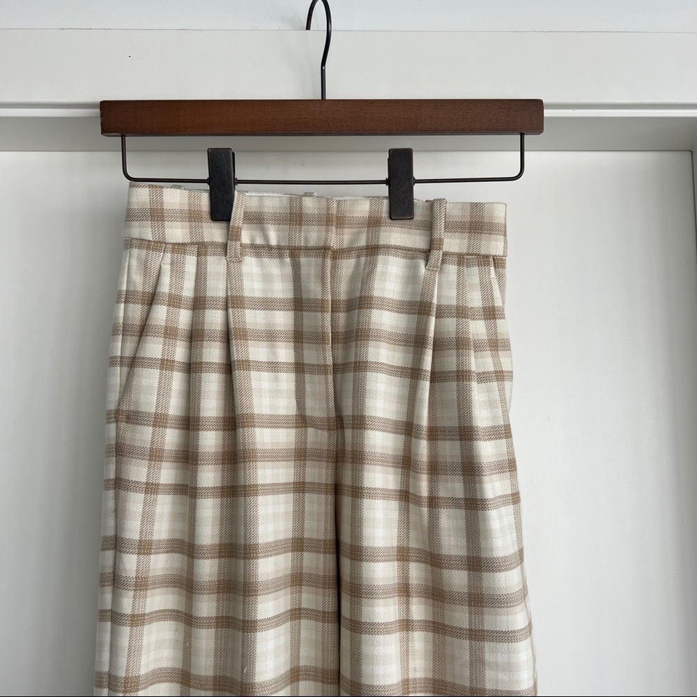 Plaid Aritzia Effortless Pants - Size 0